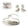 Silver Feather Jewellery Set, thumbnail 2 of 8