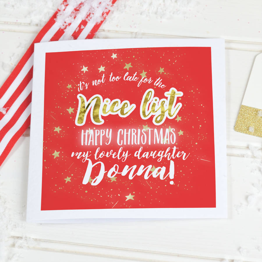 Christmas Cards For Teenagers 