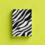 Personalised Custom Name Zebra Print A5 Notebook, thumbnail 2 of 5