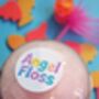 Set Of Six Angel Pink Candy Floss Cup With Straw And Topp, thumbnail 3 of 7
