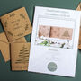 Christmas Embroidered Card Kit – Set Of Three Or Six With Envelopes, Hand Embroidery, thumbnail 7 of 7