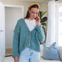 Knit Your Own Beginners Cardigan Kit 'Button Knit Up', thumbnail 7 of 11