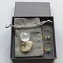 Personalised Healing Crystal Earring And Stone Gift Box, thumbnail 10 of 11