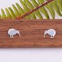 Sterling Silver Kiwi Bird Stud Earrings, thumbnail 6 of 12