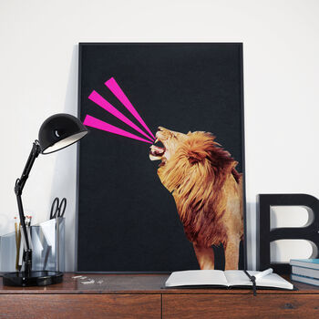 Roar Lion Art Print, 7 of 12