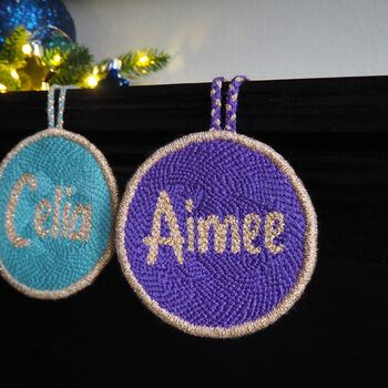 Christmas Tree Decoration With Personalisation, 3 of 6