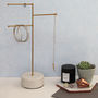 Large Brass And Marble Jewellery Stand, thumbnail 1 of 5