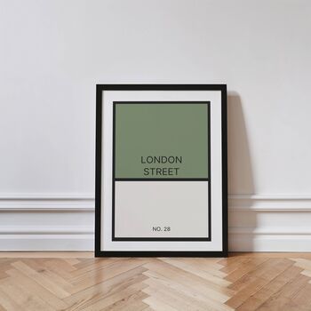 Personalised Street Name Property Print, 2 of 4