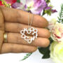 Love Chemistry With Initial Heart Geometric Necklace, thumbnail 8 of 12