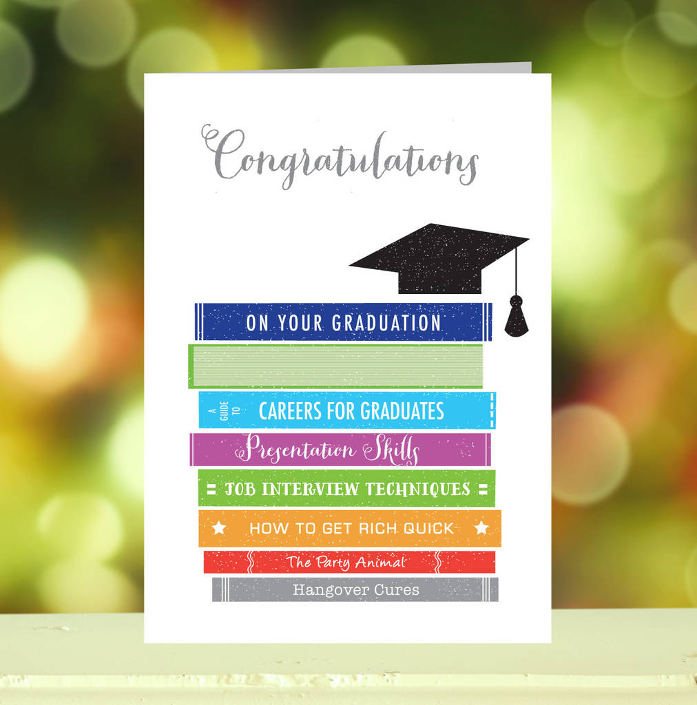 'Congratulations On Your Graduation' Card By Loveday Designs