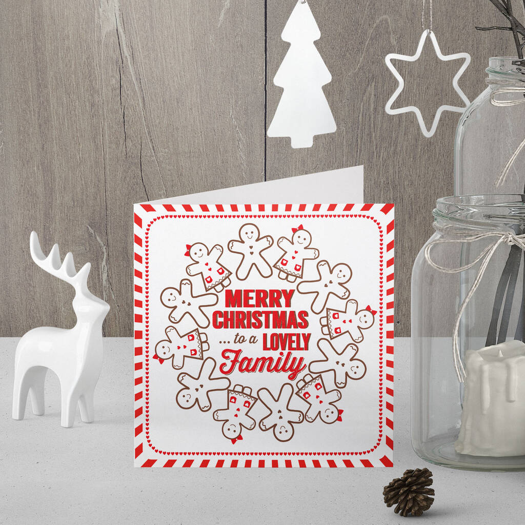 Family Christmas Card By Allihopa | notonthehighstreet.com