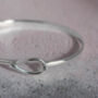 Personalised Small Wrist Silver Bracelet Bangle Gift, thumbnail 4 of 8