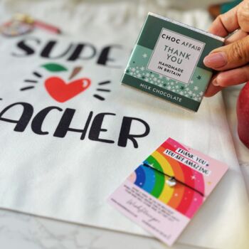 Super Teacher Thank You Gift Box – A Colourful End Of Term Treat, 8 of 8