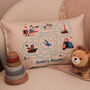 Personalised Polar Sea Cushion Story Time Or Nursery Gift For Kids Room, thumbnail 6 of 8