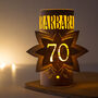 30th Birthday Personalised Star Lantern Centrepiece, thumbnail 5 of 10