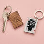 Personalised Playing Card Photo Keyring Set For Couples, thumbnail 3 of 5