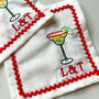 Spicy Margaritas Napkins | Set Of Two, thumbnail 2 of 2