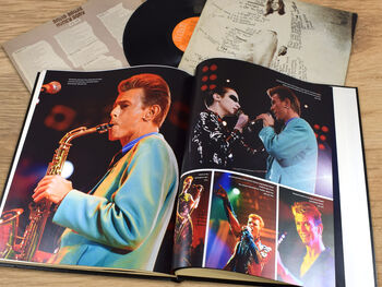 David Bowie Personalised Gift Music Legend Deluxe Book, 8 of 11