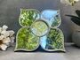 21cm Silver Flower Shaped Table Wall Mirror Small Gift, thumbnail 1 of 7