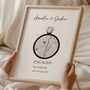 Personalised Engagement Gift, Engagement Map Gift, thumbnail 1 of 3