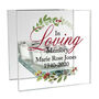 Personalised In Loving Memory Christmas Candle Holder, thumbnail 2 of 3