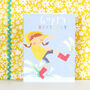 Mini Glittery Puddle Jumping Birthday Card, thumbnail 1 of 4