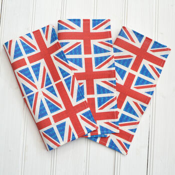 Union Jack Linen Napkin Sets, 2 of 5