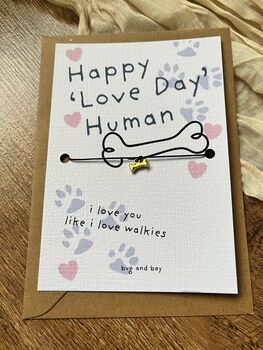 Pet / Dog Valentines Wish Bracelet, 2 of 3