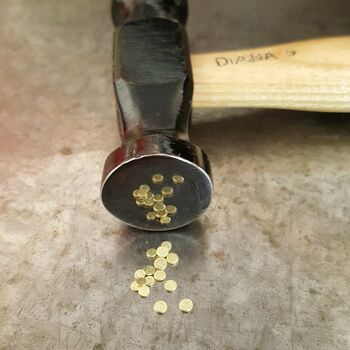 Little Aster Earrings In Silver And 18ct Gold, 4 of 6