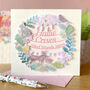 Personalised New Baby Woodland Papercut Card, thumbnail 1 of 4