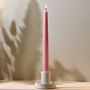Set Of Eight Soft Pastel Beeswax And Soy Taper Candles, thumbnail 4 of 9