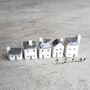Porcelain Mini Cottage Houses, thumbnail 2 of 5