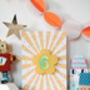 Age Badge Personalised Birthday Postcard Colours, thumbnail 4 of 8
