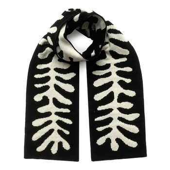 Organic Shape Wool And Cashmere Scarf Men, 2 of 4