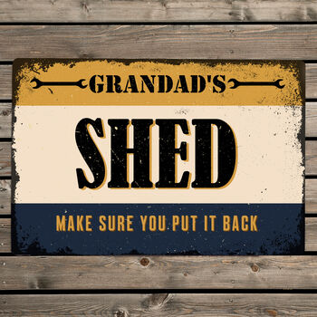 Personalised Garage Or Shed Sign, 2 of 6