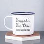 Enamel Personalised Hot Chocolate Mug, thumbnail 3 of 3
