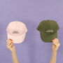 Personalised 'Team' Adult And Child Cap Set, thumbnail 4 of 4