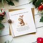 Handmade Mummy Christmas Card With Poem Bunny Design, thumbnail 2 of 3