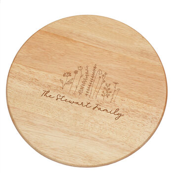 Personalised Spring Florals Lazy Susan, 5 of 5