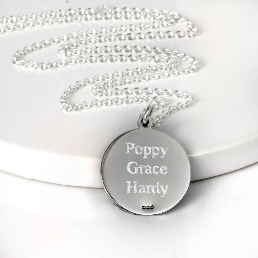 Sterling Silver Personalised St Christopher With Travellers Prayer Disc,  Cross & Optional Engraving