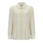 Alice Blouse In Cream Vintage 1940s Style, thumbnail 1 of 2