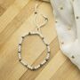 Adjustable White Crystal Beads Elegant Daily Bracelet, thumbnail 2 of 8