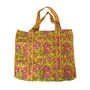 Reversible Floral Print Quilted Cotton Tote Bag, thumbnail 2 of 3