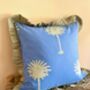 Bespoke Made Indian Blockprint Cushion, thumbnail 3 of 4