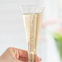 Personalised Hollow Stem Champagne Flute, thumbnail 2 of 4