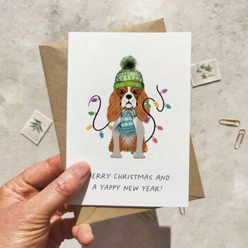 Christmas Dog Breeds In Hats Card And Envelope, 11 of 12