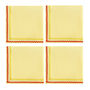 Sunshine Yellow Linen Napkins, Set Of Four, thumbnail 1 of 4