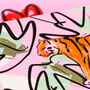 Jungle Tiger Greetings Card, thumbnail 4 of 4