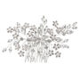Flower Crystal And Pearl Hair Comb, thumbnail 2 of 3