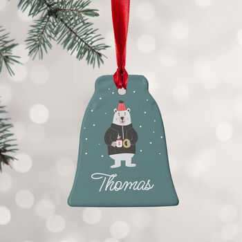 Personalised Christmas Bell Decoration, 2 of 12